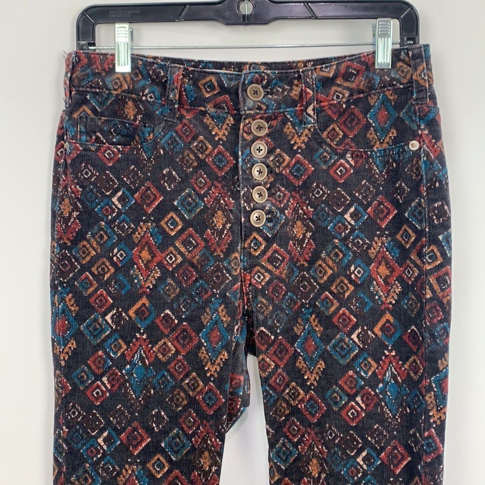 Pilcro Multi Print Button Front Jeans - image 2